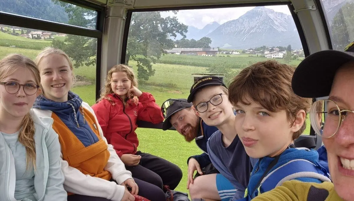 Sommerfahrt 2025 Gondel-Selfie | © Deriya Taron